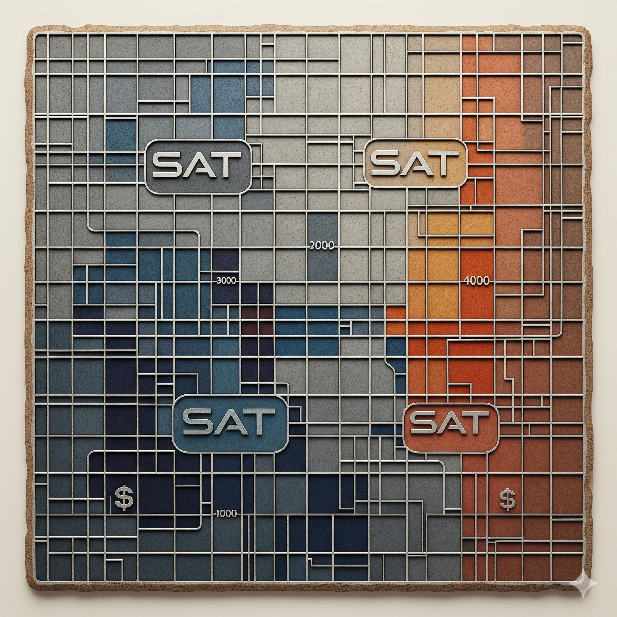 The Sat-Denominated Grid